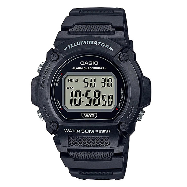 ĐỒNG HỒ NAM CASIO W-219H-1AVDF CHÍNH HÃNG